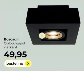 Lampidee Boscagli opbouwspot vierkant aanbieding