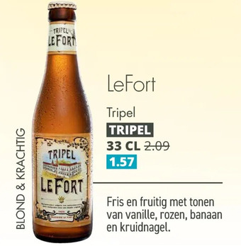 Mitra Lefort tripel aanbieding