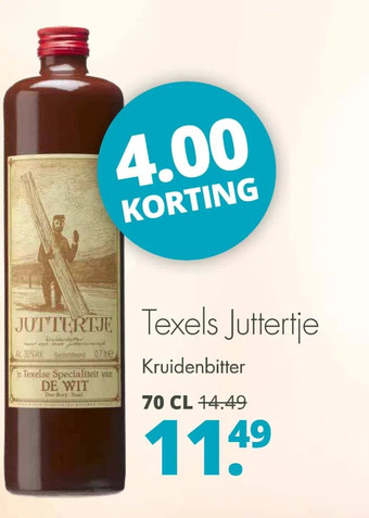 Mitra Texels juttertje kruidenbitter aanbieding