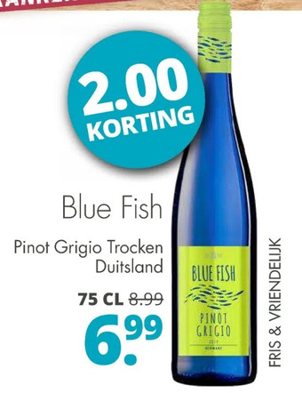 Mitra Blue fish aanbieding