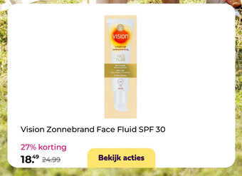 Plein.nl Vision Zonnebrand Face Fluid SPF 30 aanbieding