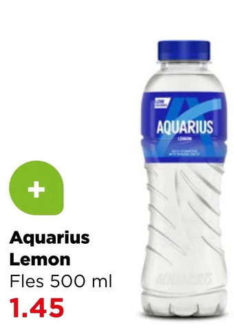 PLUS Aquarius lemon aanbieding