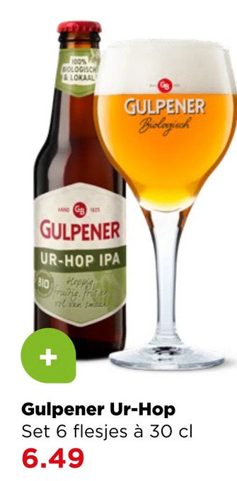 PLUS Gulpener ur-hop aanbieding