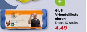 PLUS Gijs vriendelijkste eieren aanbieding