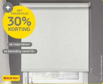 Praxis rolgordijnen aanbieding