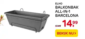 Praxis Elho balkonbak all-in-1 barcelona aanbieding