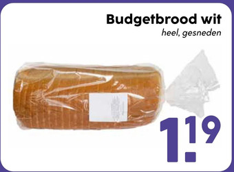 Boon`s Markt Budgetbrood wit aanbieding