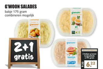 MCD Supermarkt G'woon salades aanbieding