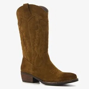 Scapino Harper suede dames western laarzen bruin aanbieding