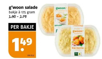 Poiesz G'woon salade aanbieding