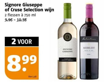 Poiesz Signore giuseppe of cruse selection wijn aanbieding