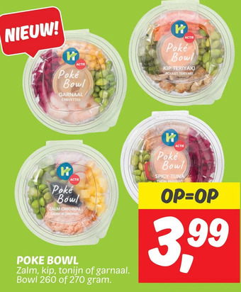 Dekamarkt Poke bowl aanbieding