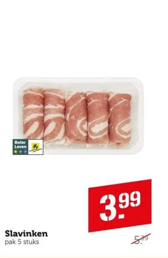 Coop Slavinken aanbieding