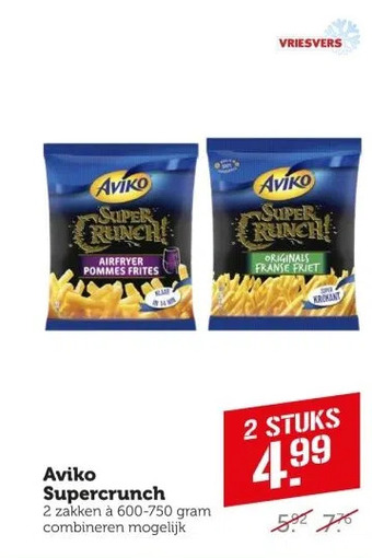 Coop Aviko supercrunch aanbieding