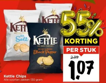 Vomar Voordeelmarkt Kettle chips aanbieding