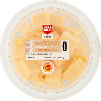 Jumbo Jumbo wapenaer blokjes jong belegen kaas 48+ 130g aanbieding