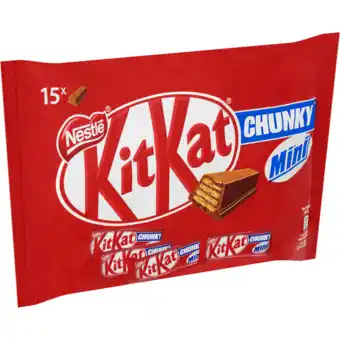 Jumbo Kitkat chunky mini melkchocolade uitdeelzak aanbieding