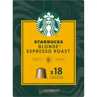 Jumbo Starbucks blonde espresso roast 18 capsules 94g aanbieding