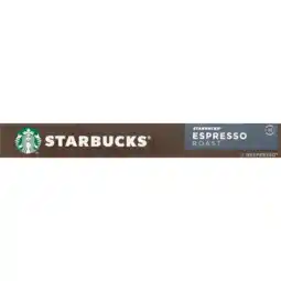 Jumbo Starbucks nespresso espresso dark roast 10 stuks aanbieding