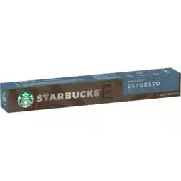 Jumbo Starbucks nespresso espresso dark roast 10 stuks aanbieding