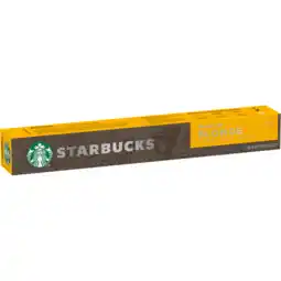 Jumbo Starbucks by nespresso blonde espresso roast 10 koffiecups aanbieding