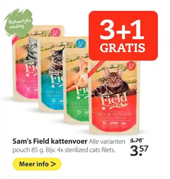 Boerenbond Sam's field kattenvoer aanbieding