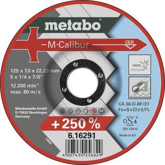 Conrad Metabo 624277000 f-zk lamellenschijf diameter 125 mm boordiameter 22.23 mm 10 stuk(s) aanbieding