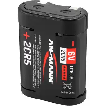 Conrad Ansmann 2cr5 2cr5 fotobatterij lithium 6 v 1 stuk(s) aanbieding