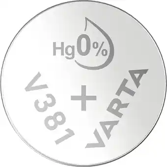 Conrad Varta silver coin v381/sr55 nabli 1 381 knoopcel zilveroxide 1.55 v 49 mah 1 stuk(s) aanbieding