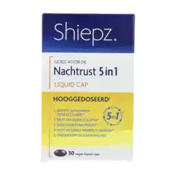 De Online Drogist Shiepz nachtrust 3 in 1 hooggedoseerd capsules 30tb aanbieding