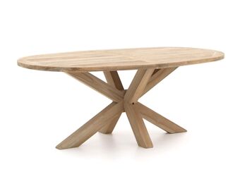 Kees Smit Rough-y ellips dining tuintafel 200x110cm - laagste prijsgarantie! aanbieding