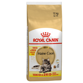 Zooplus 10+2 kg royal canin maine coon adult kattenvoer aanbieding