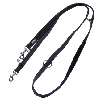 Zooplus Halsband nomad tales blush, ebony - bijpassende riem: 200 cm lang, 20 mm breed aanbieding