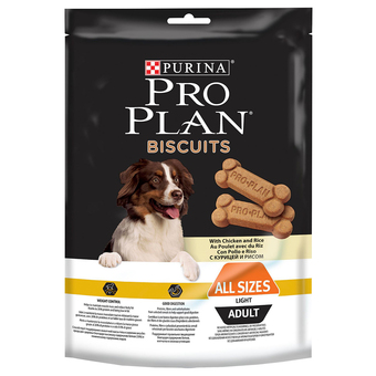 Zooplus Purina pro plan medium & large adult 7+ sensitive skin hondenvoer bestel ook snacks: pro plan biscuits light - 400 g aanbieding