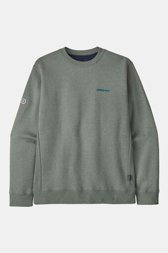 Bever Patagonia fitz roy icon uprisal crew sweatshirt groen aanbieding