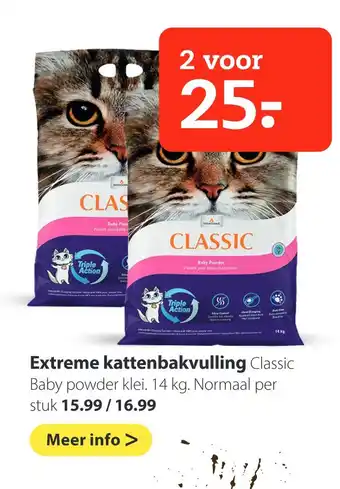 Boerenbond Extreme kattenbakvulling 14kg aanbieding