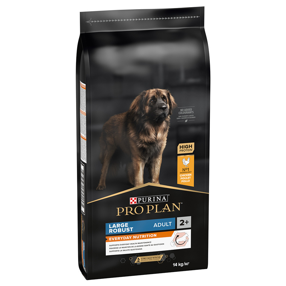 Zooplus 2x14kg large robust adult optibalance kip & rijst pro plan hondenvoer aanbieding