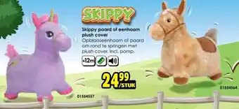 ToyChamp Skippy Paard of eenhoorn plush cover aanbieding