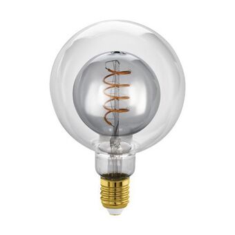 Praxis Eglo ledfilamentlamp g125 gerookt glas e27 2w aanbieding