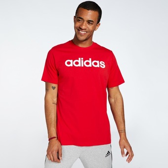 Perry Sport Adidas adidas linear shirt rood heren aanbieding