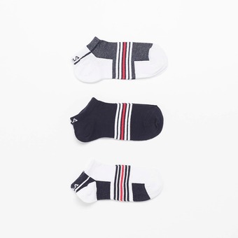 Perry Sport Fila fila invisible sokken 3-pack wit kinderen aanbieding