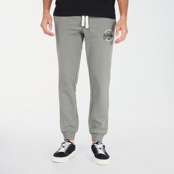 Perry Sport Jack&jones circular logo joggingbroek grijs heren aanbieding