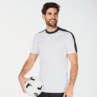 Perry Sport Nike academy 23 voetbalshirt wit/zwart heren aanbieding