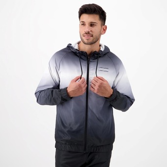 Perry Sport Silver trainingspak zwart/wit heren aanbieding