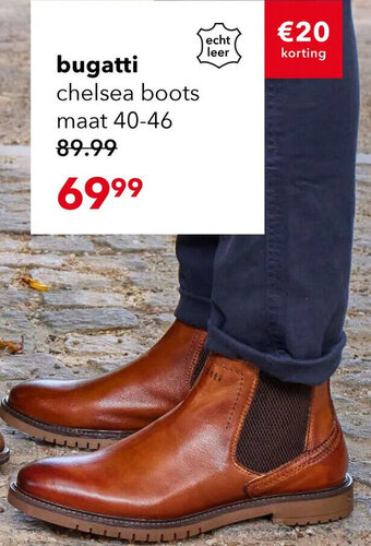 Scapino bugatti chelsea boots aanbieding