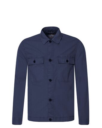 Only for Men Campbell classic irvine overshirt aanbieding