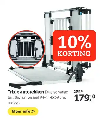 Boerenbond Trixie autorekken aanbieding