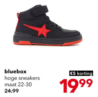 Scapino bluebox hoge sneakers aanbieding