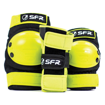 Plutosport Sfr essentials triple pad set junior aanbieding