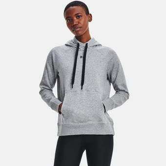 Under Armour Dameshoodie under armour rival fleece hb staal medium heather / zwart / zwart l aanbieding